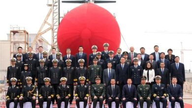 حفل إطلاق الغواصة الثانية من فئة هانجور