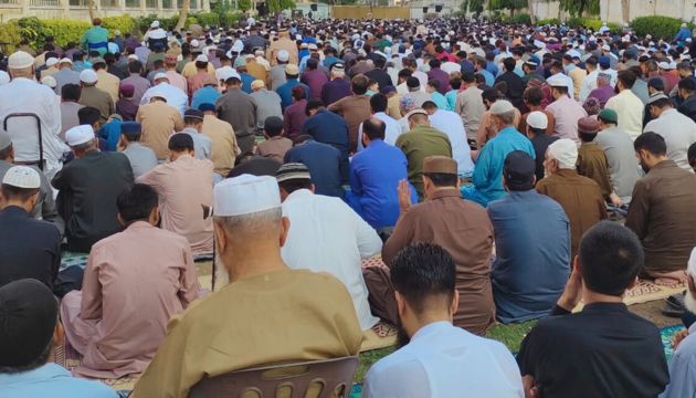 صلاة العيد في البنجاب - صورة أرشيفية