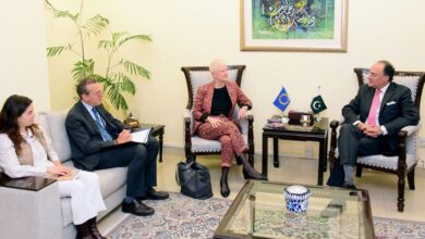 وزير المالية الباكستاني وسفير الاتحاد الأوروبي يبحثان تعزيز العلاقات الاقتصادية