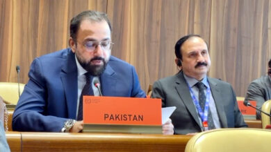 وزير المغتربين الباكستانيين وتنمية الموارد البشرية شودري سالك حسين