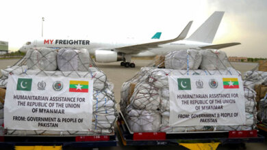 باكستان ترسل الشحنة الثانية من المساعدات الإنسانية إلى ميانمار