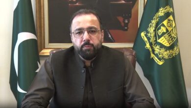 وزير شؤون الباكستانيين في الخارج تشودري سالك حسين في رسالته حول المؤتمر