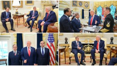 شهباز شريف يشيد بترامب ويدعو لتعزيز الشراكة