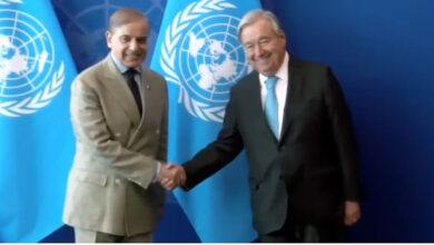 شهباز شريف يلتقي غوتيريش ويؤكد التزام باكستان بالتعددية ومعالجة التحديات الإقليمية