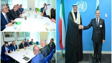 شهباز شريف يلتقي بولي عهد الكويت على هامش اجتماعات الجمعية العامة للأمم المتحدة