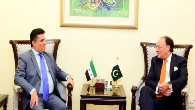 باكستان وسوريا تؤكدان تعزيز العلاقات الأخوية والتعاون المشترك
