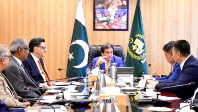 حنيف يتعهد بتعزيز العلاقات الاقتصادية طويلة الأمد مع الصين