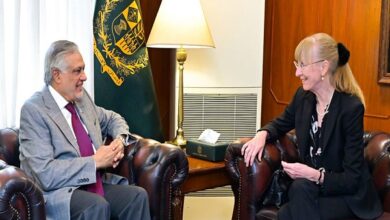 نائب رئيس وزراء باكستان يبحث تعزيز العلاقات مع السفيرة الألمانية الجديدة