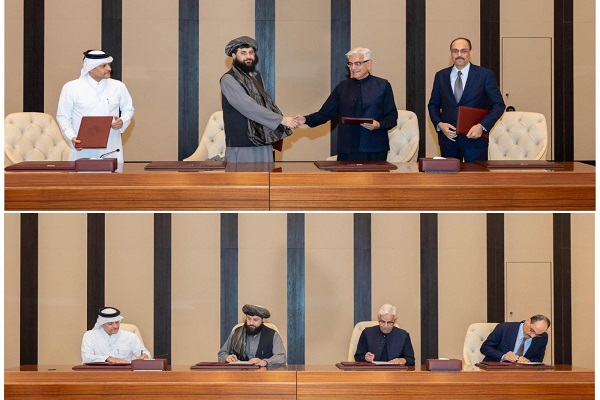 طالبان وباكستان توقعان اتفاق سلام في الدوحة