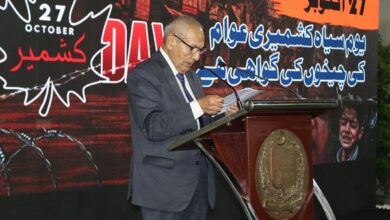 سفارة باكستان بالقاهرة تحيي ذكرى «يوم كشمير الأسود» بندوة تؤكد دعم حق تقرير المصير للكشميريين والفلسطينيين