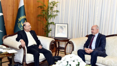 زرداري يدعو إلى التعاون الوثيق مع روسيا