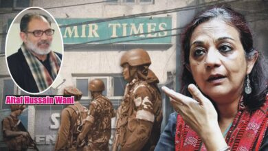 الحبر تحت الحصار، استهداف صحيفة كشمير تايمز ورئيس تحريرها