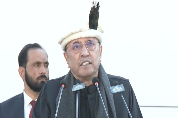 الرئيس زرداري: جيلجيت بلتستان تاج باكستان وبوابة الصداقة مع الصين