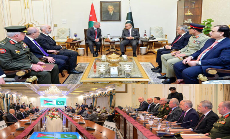 باكستان والأردن تتعهدان بتعزيز العلاقات الاستراتيجية والاقتصادية