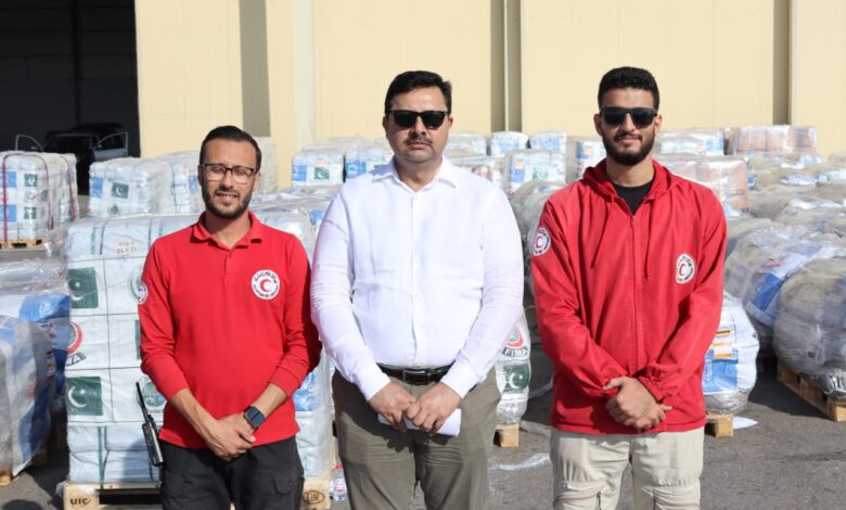 باكستان ترسل الشحنة السادسة من المساعدات لغزة