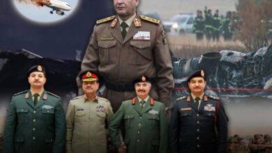 تحطم طائرة من أنقرة إلى طرابلس ومقتل رئيس الأركان