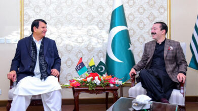 أمير مقام: الحكومة الفيدرالية ستواصل دعمها لتسريع عملية التنمية في آزاد كشمير