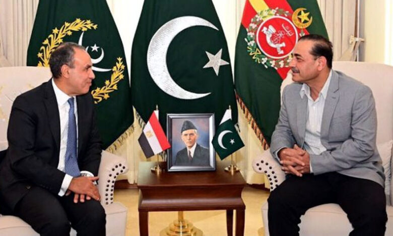 المشير ووزير الخارجية المصري يتعهدان بتعزيز العلاقات التاريخية