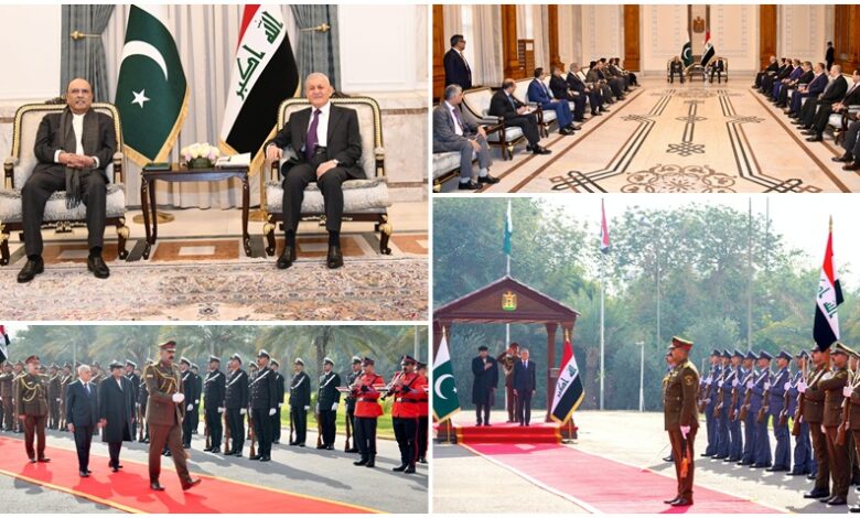 باكستان والعراق يعززان التعاون لمكافحة الإرهاب وتوسيع العلاقات الاقتصادية