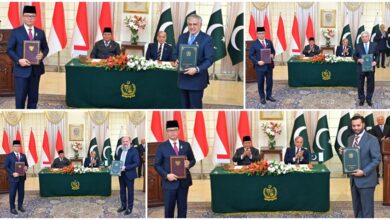 باكستان وإندونيسيا توقعان مذكرات تفاهم