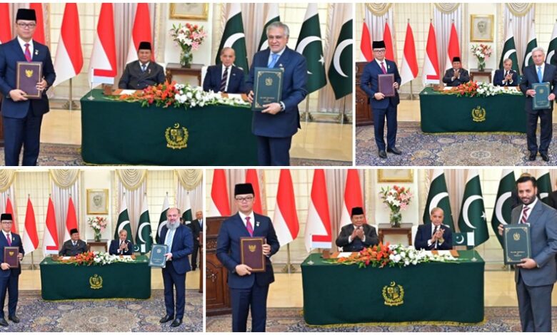 باكستان وإندونيسيا توقعان مذكرات تفاهم