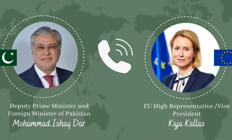 نائب رئيس الوزراء وممثل الاتحاد الأوروبي يناقشان سبل تعزيز التعاون