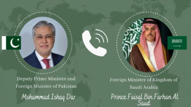 نائب رئيس وزراء باكستاني ووزير خارجية السعودية يبحثان التعاون المشترك