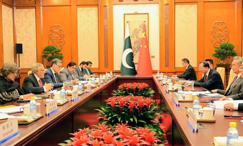 باكستان والصين تؤكدان دعمهما المتبادل في القضايا الجوهرية